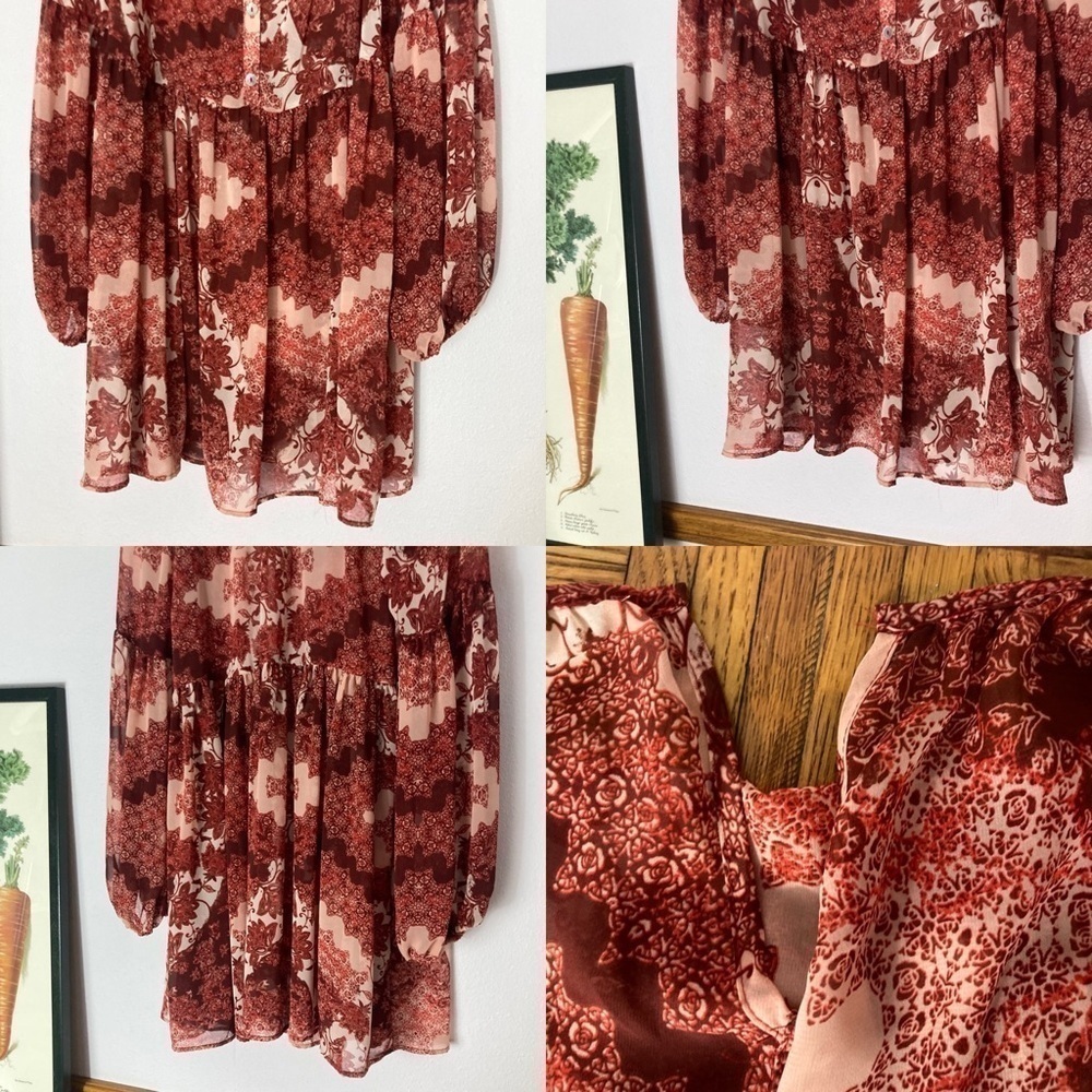Show Me Your Mumu sheer Sienna Swing dress size M - Picture 3 of 16